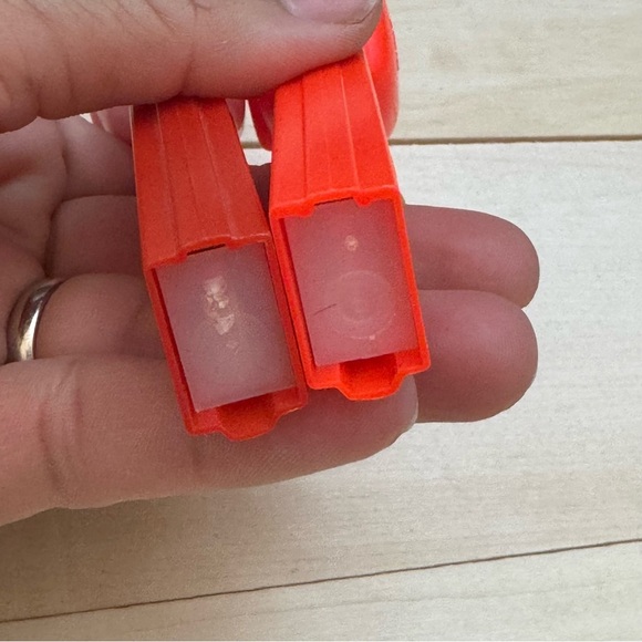 Set of 2 Happy Valentines Day Heart Pez Red Pink Vintage - Picture 9 of 10